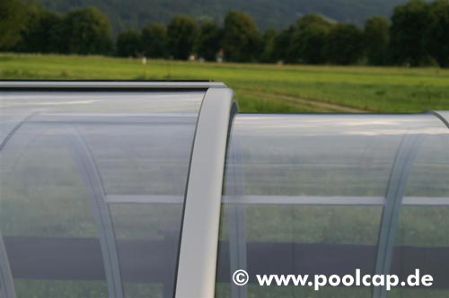 Schwimmbad�berdachung Profil RONDO