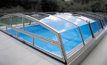 Schwimmbad�berdachung Modell Visual